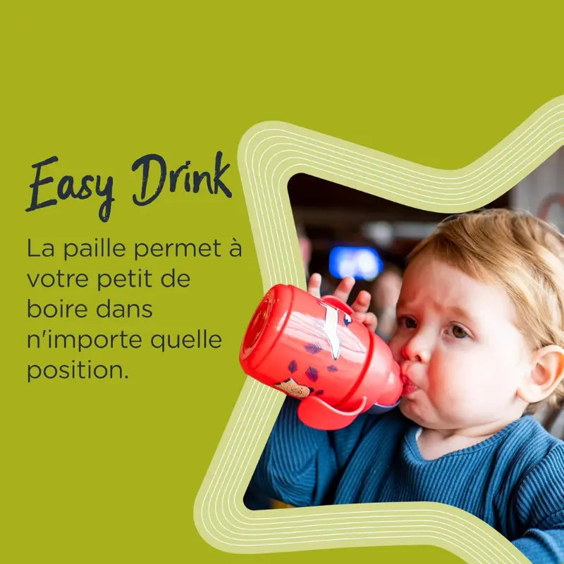 Tommee Tippee Tasse à paille Super Star 300ml - Vert - Image 5