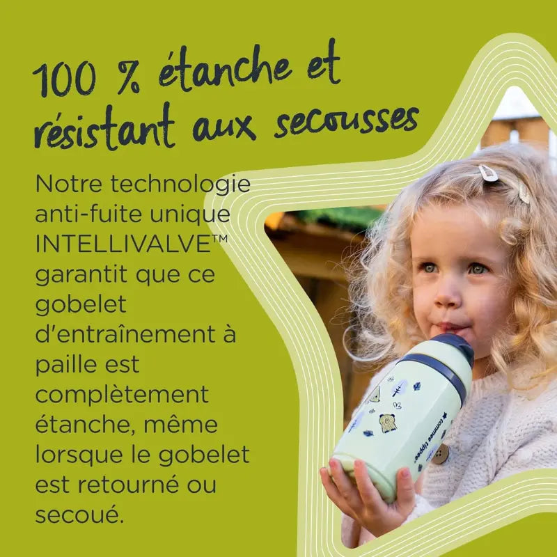 Tommee Tippee Tasse Isotherme à Paille Super Star 266ml - Rose - Image 3
