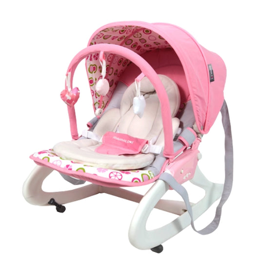 Transat Balancelle pour Bébé 3-en-1  Rose Mamalove - Image 1