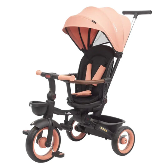 Tricycle pliable 7 en 1 pour enfants de 1 à 5 ans Rose - Image 1
