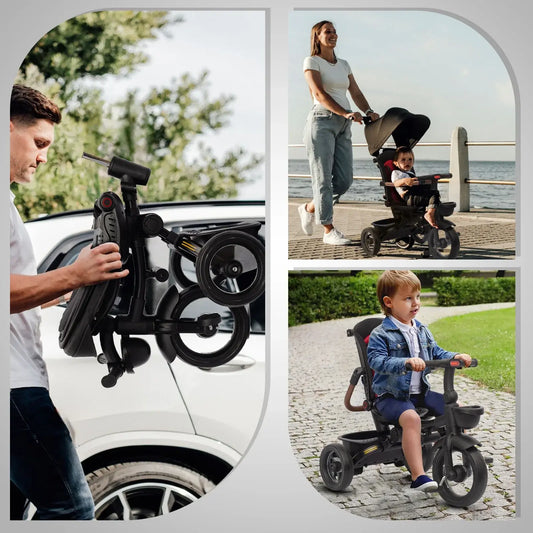 Tricycle pliable 7 en 1 pour enfants de 1 à 5 ans - Image 3
