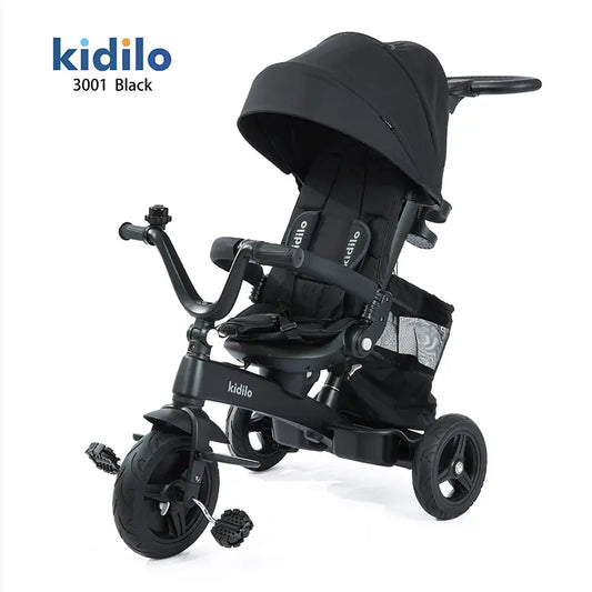 Tricycle pour Enfants 2-4 Ans en noir - Image 1