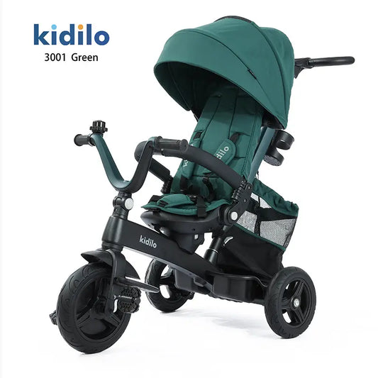 Tricycle pour Enfants 2-4 Ans en vert - Image 1