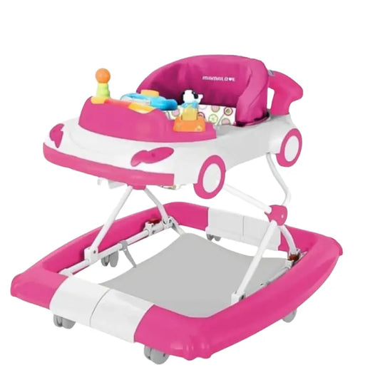 Trotteur à bascule pour bébé - MAMALOVE 3481 Rose - Image 3