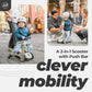 Trottinette 2 en 1 pour enfant avec guidon Blanc - SCOOT AND RIDE - Image 3