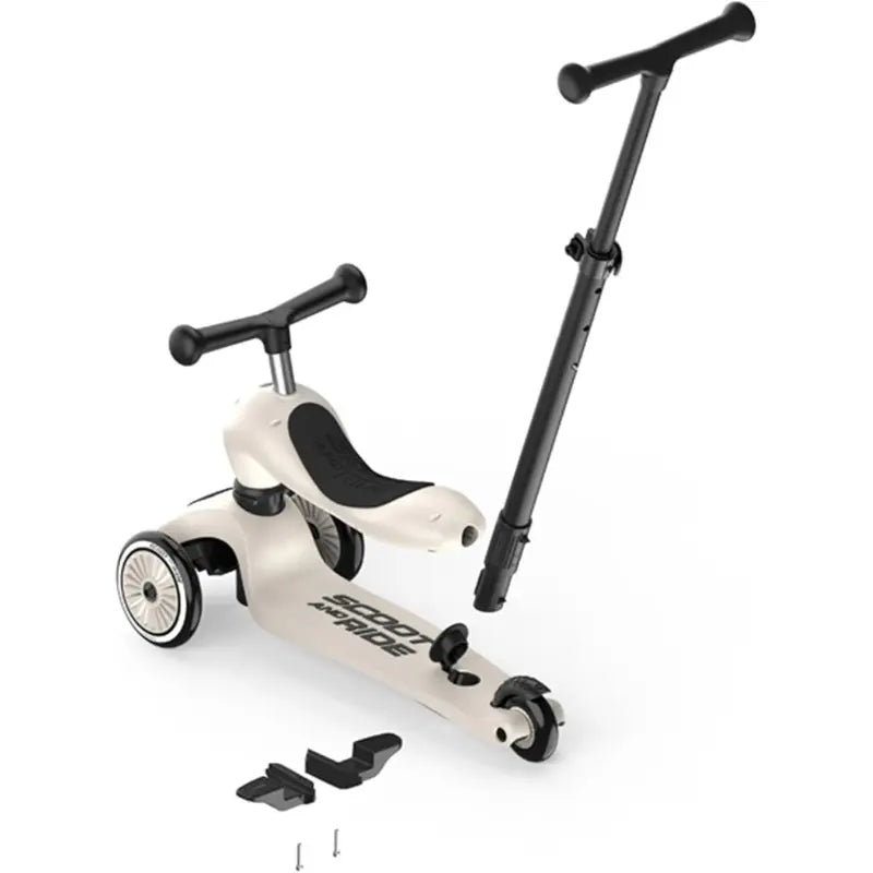 Trottinette 2 en 1 pour enfant avec guidon Blanc - SCOOT AND RIDE - Image 5
