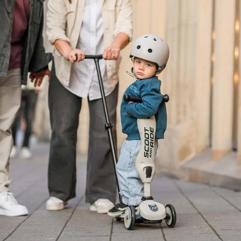 Trottinette 2 en 1 pour enfant avec guidon Blanc - SCOOT AND RIDE - Image 6