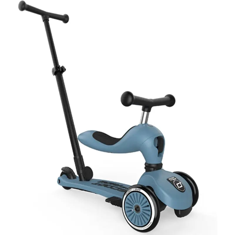 Trottinette 2 en 1 pour enfant avec guidon Bleu - SCOOT AND RIDE - Image 1
