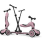 Trottinette 2 en 1 pour enfant avec guidon Rose - SCOOT AND RIDE - Image 2