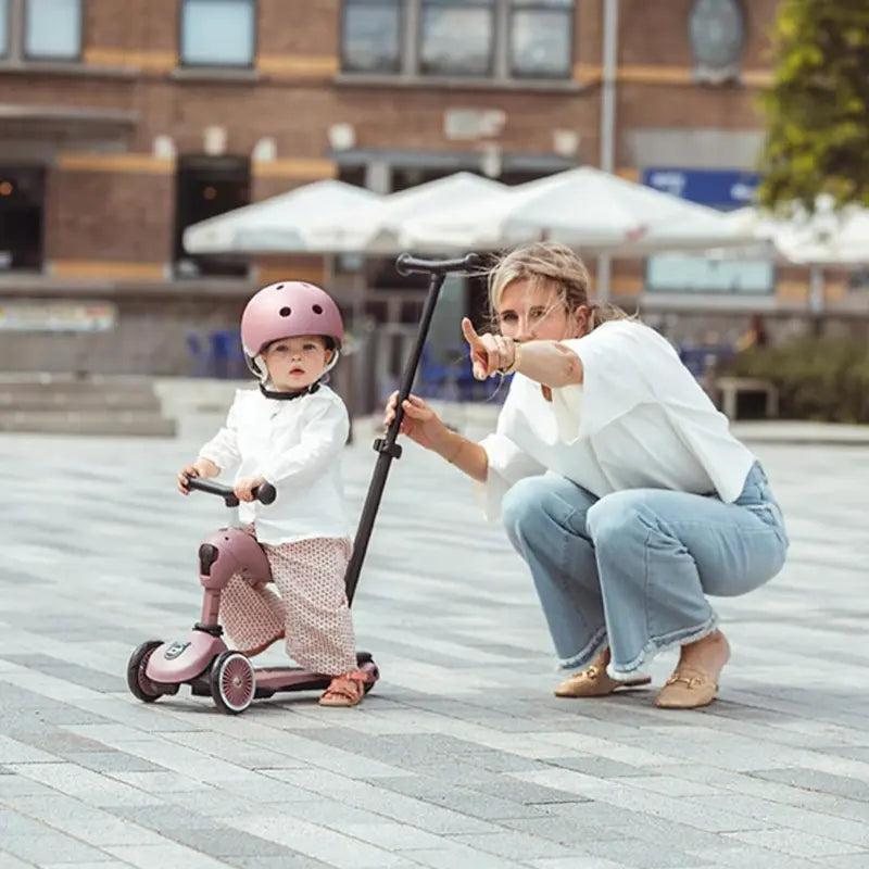 Trottinette 2 en 1 pour enfant avec guidon Rose - SCOOT AND RIDE - Image 5