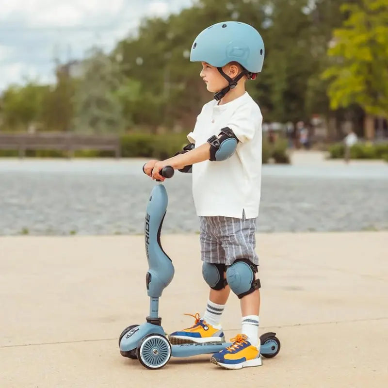 Trottinette bébé Highwaykick 1 BLEU ACIER  - SCOOT AND RIDE - Image 4
