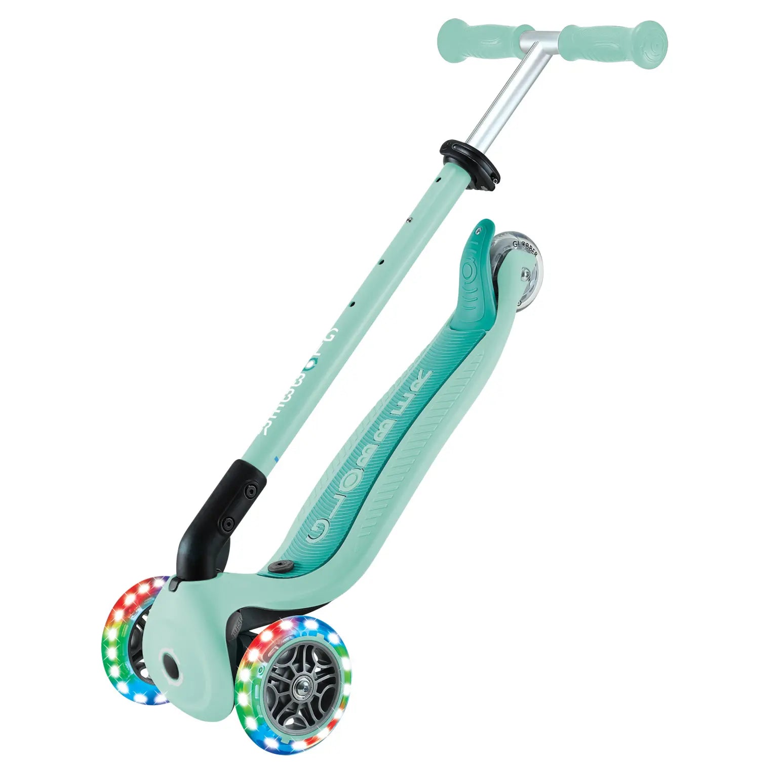 Trottinette Évolutive Globber GO•UP Active Plus Lights Mint - Image 4