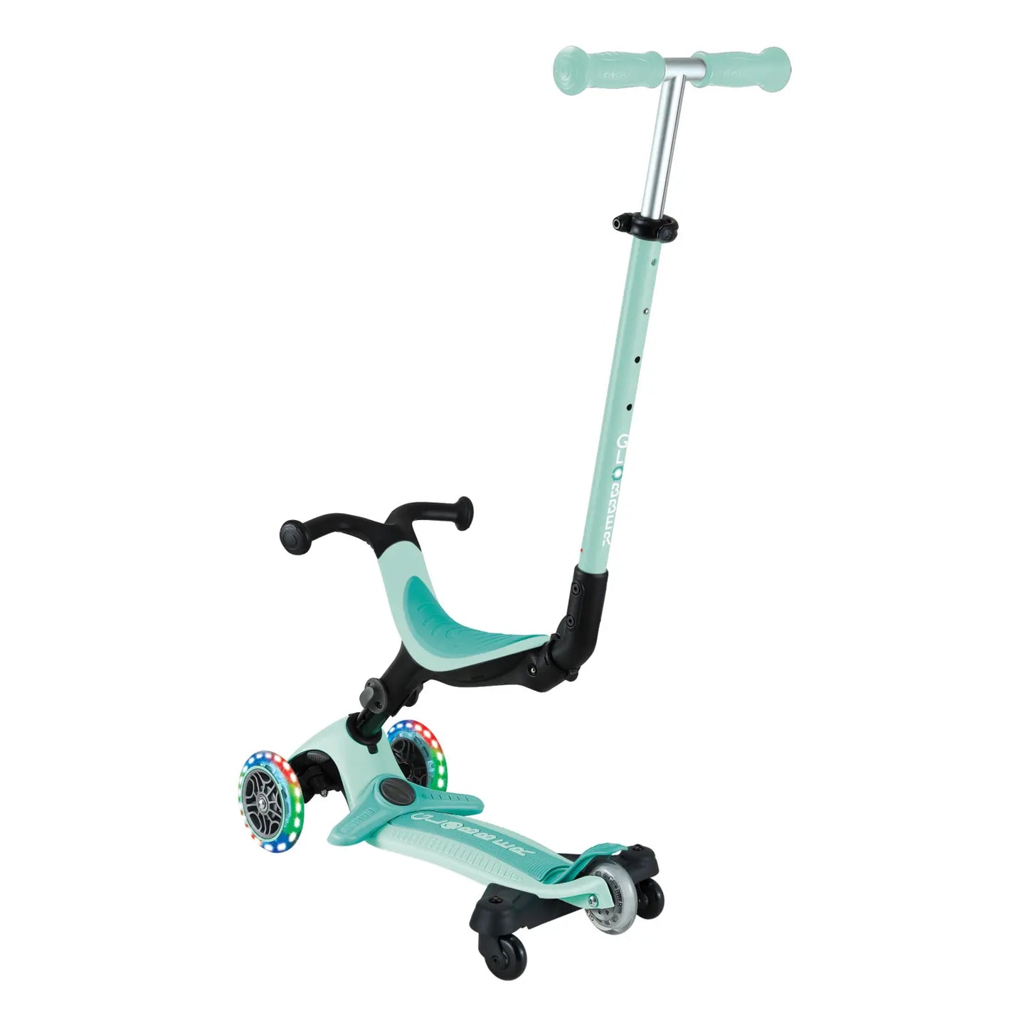 Trottinette Évolutive Globber GO•UP Active Plus Lights Mint - Image 5