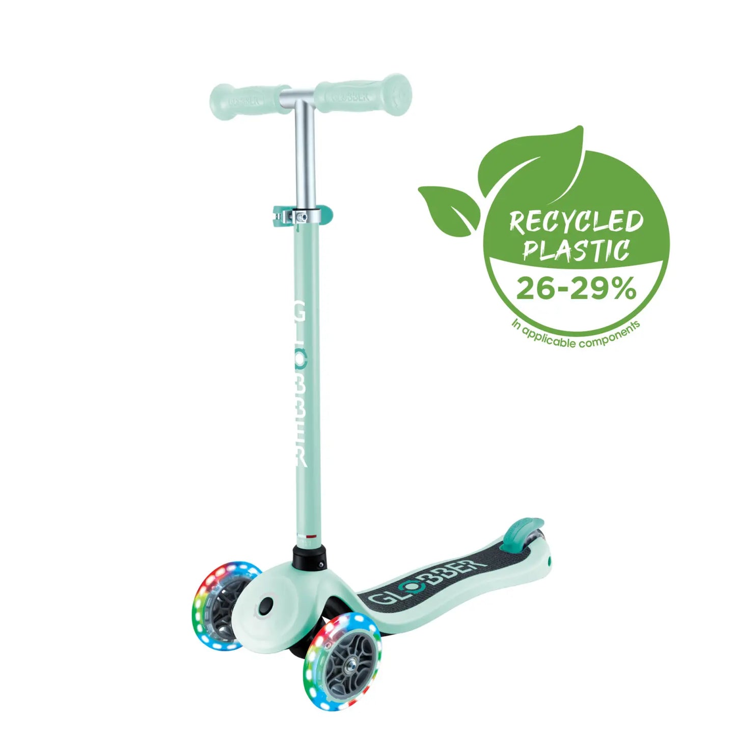 Trottinette PRIMO LIGHTS Menthe Globber - Image 1