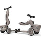 Trottinette Scoot And Ride 2 en 1 Highwaykick 1 Lifestyle – Lignes brunes - Image 1