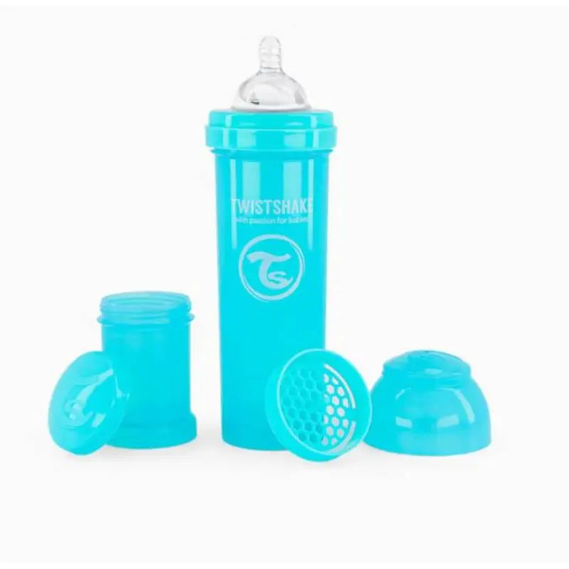 Twistshake Biberon anti-colique 330ml bleu - Image 4