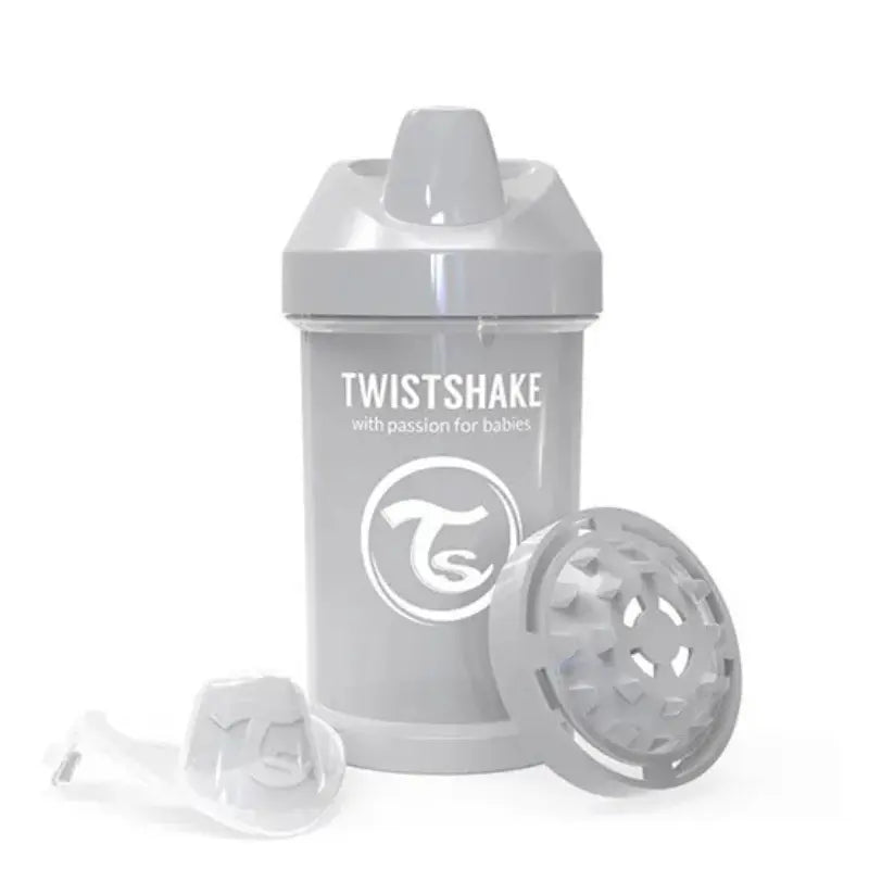 Twistshake Gobelet infuseur de fruits 300ml 8m+ gris - Image 1
