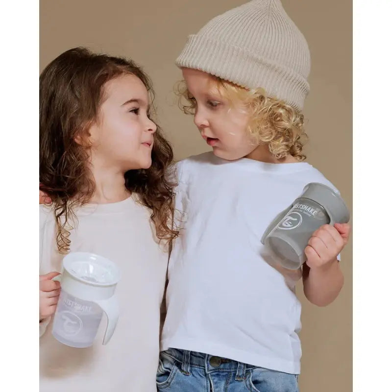 Twistshake Tasse d'Entraînement 230ml 6M+ - Gris Pastel - Image 2
