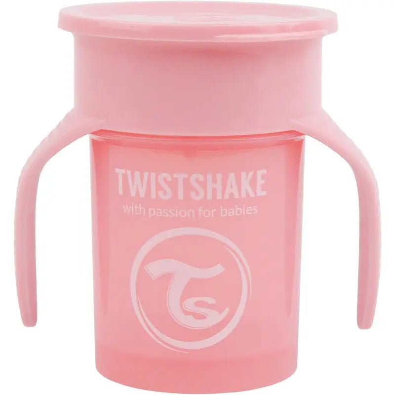 Twistshake Tasse d'Entraînement 230ml 6M+ - Rose Pastel - Image 1