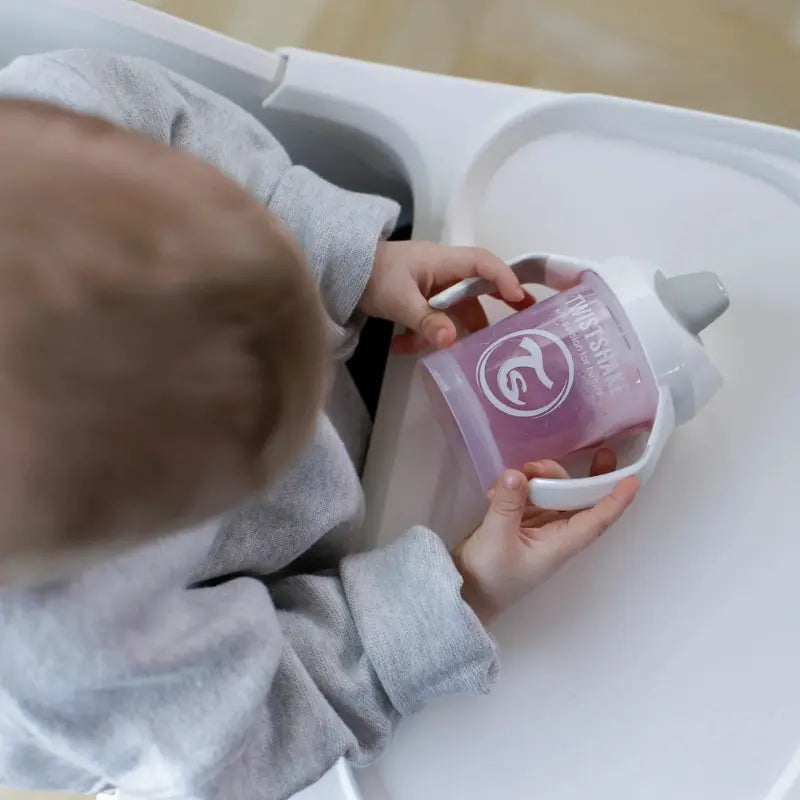 Twistshake Tasse enfant mini cup 4m+ 230ml blanc - Image 3