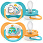Ultra Air Animals Philips Avent 6-18M 2 Sucettes Blue Fantasy - Image 2