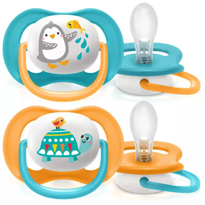 Ultra Air Animals Philips Avent 6-18M 2 Sucettes Blue Fantasy - Image 2