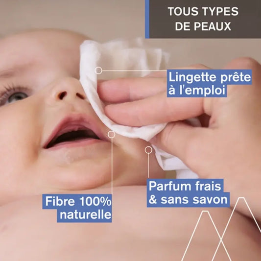 Uriage Bébé 1ères Lingettes d'Eau Nettoyante 70 Lingettes - Image 3