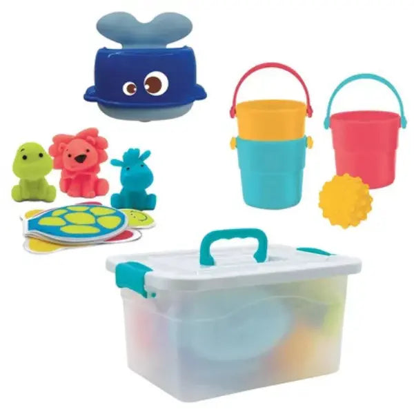 Valisette de bain 9 jouets de bain - Image 7