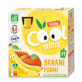 Vitabio Cool Fruits – Gourdes Pomme Banane – 4x90g – BIO - Image 1