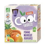 Vitabio Cool Fruits Pomme Mangue Ananas 4x90g - Image 1
