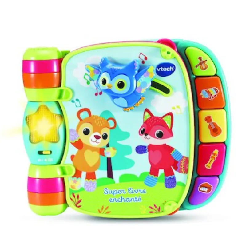 Vtech Baby Super livre enchanté des baby loulous bleu - Image 4