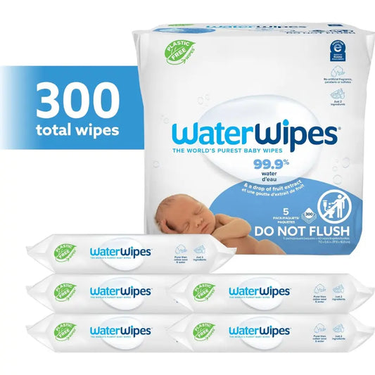 WaterWipes 4x60 lingettes + 60 offertes - Image 1