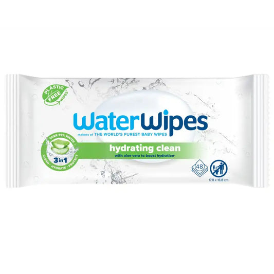 WaterWipes Hydratant - Aloe Vera 48 pièces - Image 3