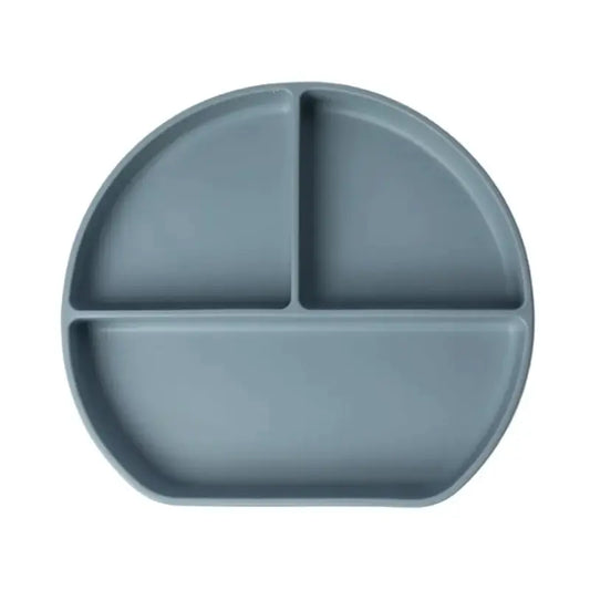 YUMMY Assiette en Silicone Multi-Compartiments avec Ventouse 4M+