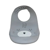 YUMMY Bavoir Chat en Silicone avec Poche 9M+ - Image 1