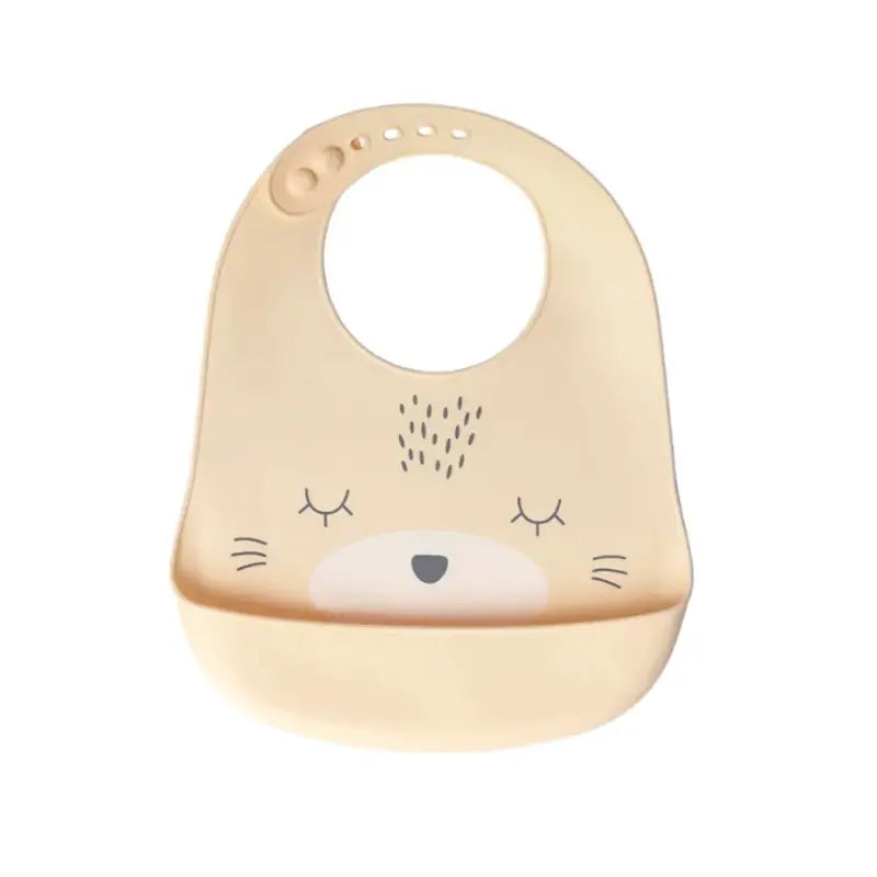 YUMMY Bavoir Chat en Silicone avec Poche 9M+ - Image 4